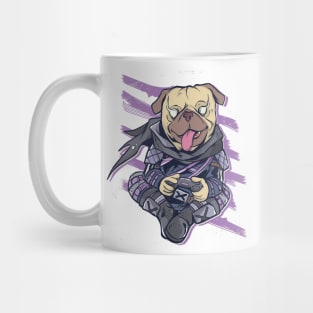 Funny Pug Gamer Mug
